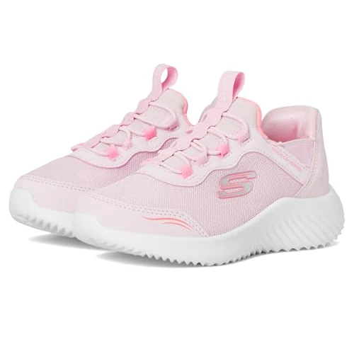 Offerta a tempo: Skechers Bounder Simple Cute - Scarpe da Ginnastica da Ragazza, Pink, - 15% da 44.95 € a 37.99 €