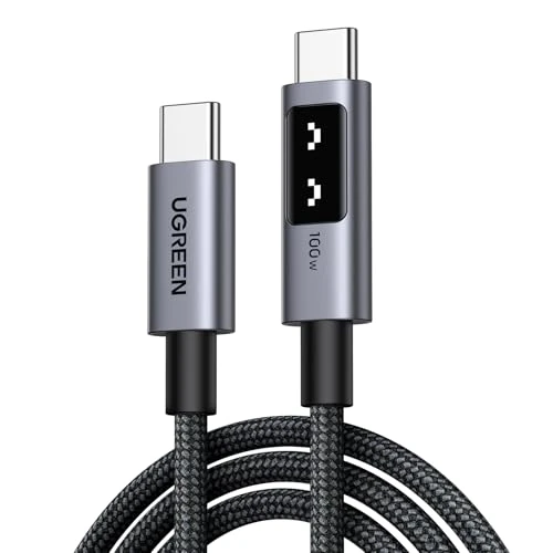 Limited offer: UGREEN Uno 100W USB C to USB C Charger Cable Fast Charging 5A Type C to C Cable Compatible with MacBook Pro/Air, iPad Pro 2025/Air 5, iPhone Air/17/16, Galaxy S25 Ultra, Pixel 9 Grey (3M) from 16.01 EUR to 11.37 EUR (save 29%)