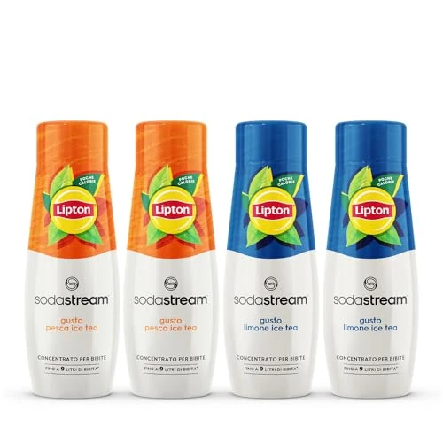 Offerta a tempo: Sodastream - 4 Concentrati gusto Thè Lipton — 44% da 28,79 € a 15,99 €