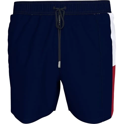 Offerta a tempo: Tommy Hilfiger Uomo Pantaloncino da Bagno Medium Drawstring con Coulisse, Blu (Desert Sky), M - 32% da 59.90 € a 41.00 €