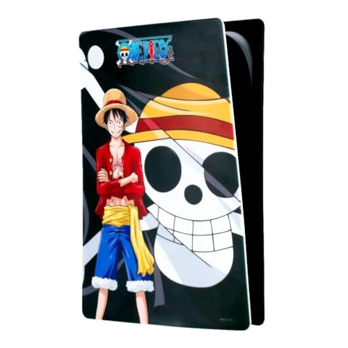 Offerta a tempo: Konix One Piece - Cover protettiva per console PS5, in silicone, antiurto, antigraffio, motivo Luffy, colore nero - 10% da 28.42 € a 25.49 €