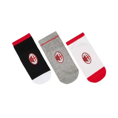 AC Milan Unisex Calzini Socks (Pack of 3)