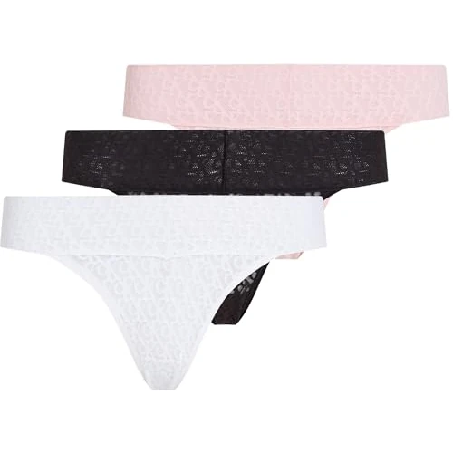 Oferta ograniczona: CALVIN KLEIN BIKINI Damski Low Rise 3PK, Multi, L, Multi (czarny/klasyczny biały/różowy buff), L z 80.10 EUR na 80.10 EUR (znizka 0%)