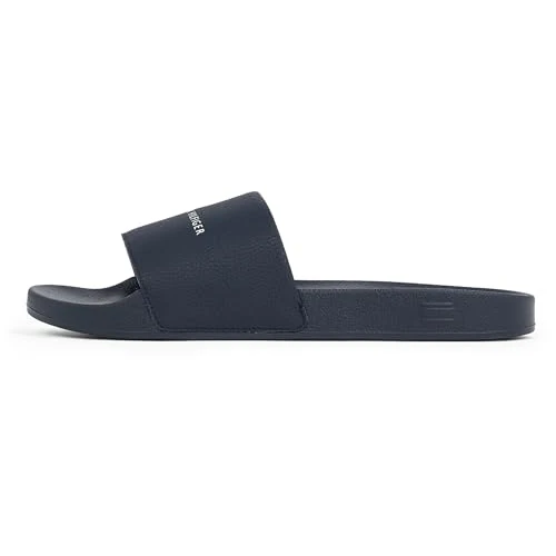 Tommy Hilfiger Men’s NYC Elegant Pool Slides, Blue (Desert Sky), 6.5