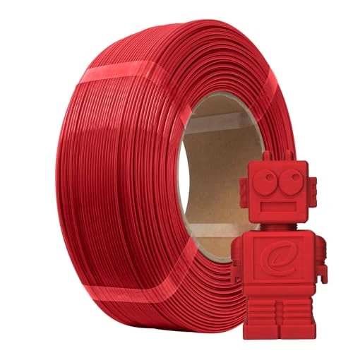 Oferta ograniczona: eSUN PLA Refill Filament 1,75 mm, bezszpulowy filament do druku 3D, dokładność wymiarowa +/- 0,05 mm, szpula 1 kg (2,2 LBS), szybki filament PLA do drukarek szybkobieżnych (Ognista czerwień, 1KG) z 42.01 PLN na 42.01 PLN (zniżka 0%)