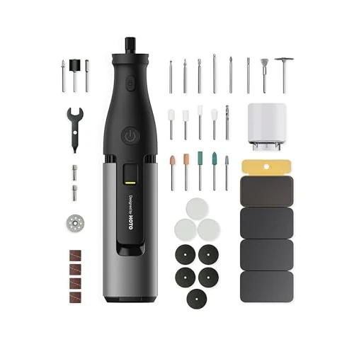 Begrenztes Angebot: HOTO 12V Multifunktionswerkzeug Set inkl. 37 Zubehörteile, Variable Drehzahl 5.000–35.000 U/min – zum Schneiden, Schleifen, Gravieren, Polieren, Schärfen, Reinigen und Schnitzen von 73.54 EUR auf 73.54 EUR (Rabatt 0%)