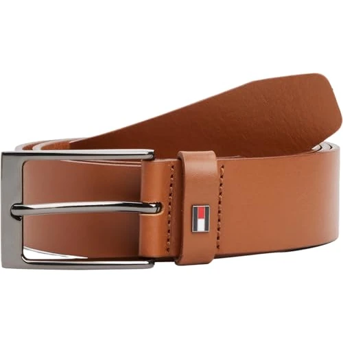 Offerta a tempo: Tommy Hilfiger Cintura Uomo Layton 3,5 cm Cintura in Pelle, Marrone (Cognac), 115 cm - 29% da 49.90 € a 35.19 €
