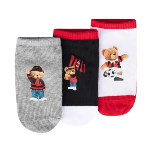 AC Milan Socks for Adults, Children and Teenagers, Medium and Long Socks, Official Product, Many Colours and Sizes Available