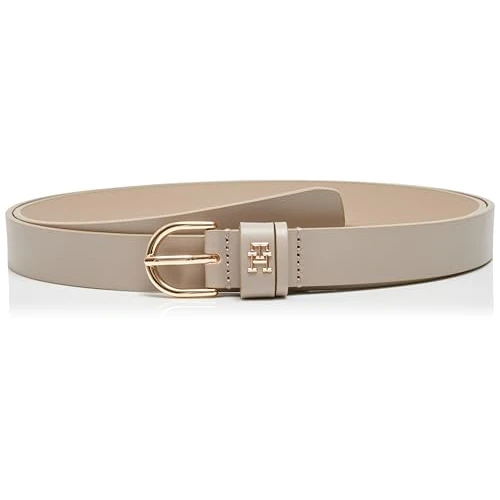 Offre limitée : Tommy Hilfiger Ceinture Femme Essential Effortless 2,5 cm Cuir, Beige (Sandalwood), 135 cm de 49.90 € à 27.95 € (44% de remise)