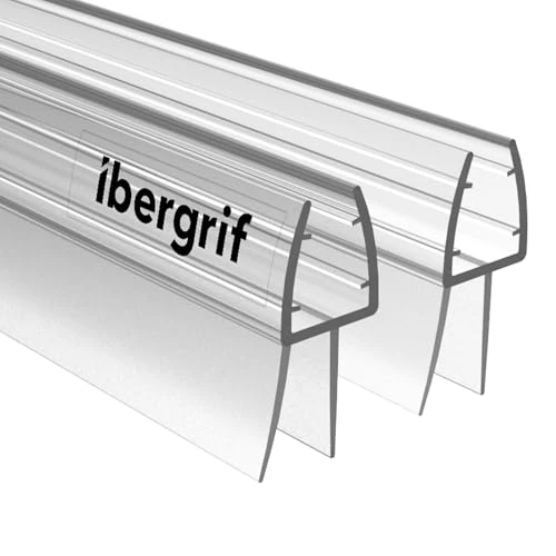 Offerta a tempo: Ibergrif M102-80 Guarnizione Doccia Vetro 5-8mm 80cm 2 Pezzi - 0.00% da 24.25 € a 24.25 €