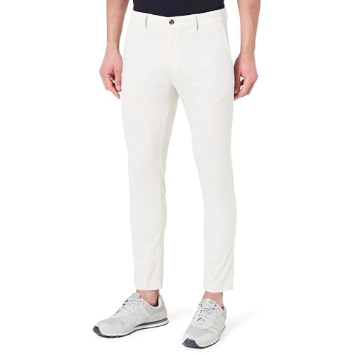 Zeitlich begrenztes Angebot: Tommy Hilfiger Herren Chino, Weiß (elfenbeinfarbene Seide), 30 W/34 L von 79.95 € auf 79.95 € (0.00% Rabatt)