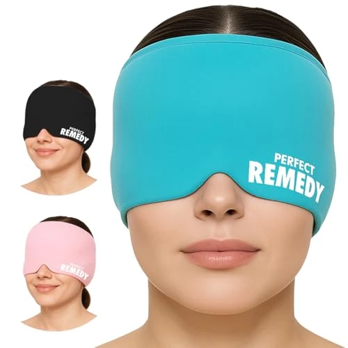 Offerta a tempo: Neurocuffia Emicrania Ideata da Medici – Cappuccio per Mal di Testa con Cuscinetto di Ghiaccio Gel Riutilizzabile Integrato – Cappello per Emicrania e Sinusite che Avvolge la Testa a 360° (Azzurro) - 36% da 27.95 € a 17.95 €