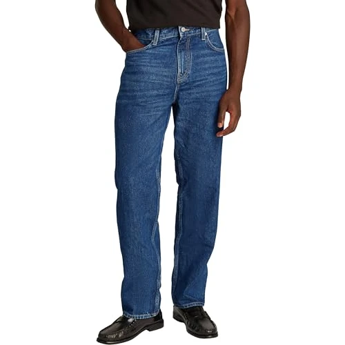 Offre limitée : Tommy Hilfiger Homme Droit, Denim (Marc Indigo), 38W / 34L de 56.93 € à 56.93 € (0.00% de remise)