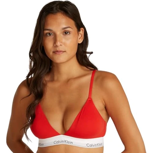 Tijdelijke aanbieding: CALVIN KLEIN LICHT gevoerde driehoek voor dames, rood, XL, Rood (gesmolten), 56 van 84.83 EUR naar 84.83 EUR (korting 0%)