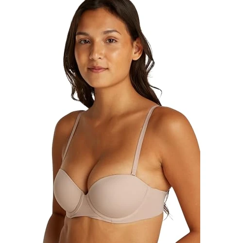 Offre limitée : Calvin Klein Soutien-Gorge Push-Up Femme Bretelles Amovibles, Beige (Cedar), 100C de 44.90 € à 28.33 € (37% de remise)
