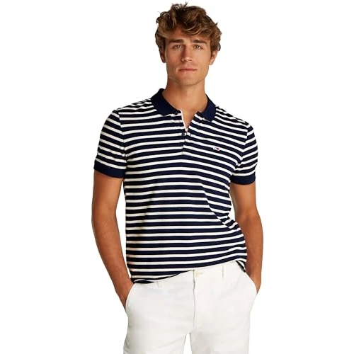 Tommy Jeans S, Niebieski (Dark Night Navy/Ecru), XXL Duże rozmiary