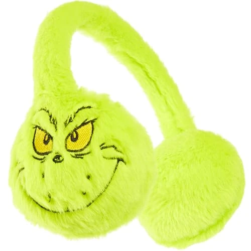Limited offer: The Grinch Ear Muffs for Girls, Warm Fluffy Earmuffs, Cosy Adjustable Winter Accessories, Secret Santa & Christmas Gifts from 14.42 EUR to 12.69 EUR (save 12%)