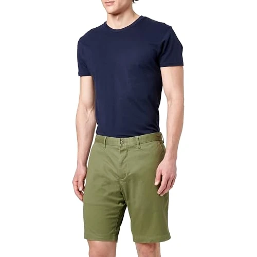 Offerta a tempo: Tommy Hilfiger Harlem Short 1985 Mw0Mw23568 Pantaloncini Chino, Green (Battle Green), 32W Adulto - 0% da 49.47 € a 49.47 €