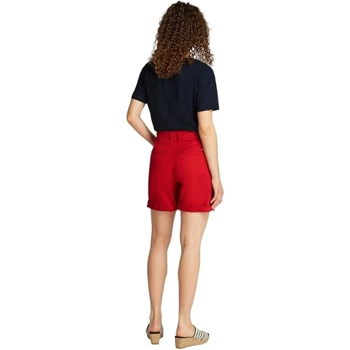 Limited-time offer: Tommy Hilfiger Women’s Chino Shorts, Multicolor (Medium Red), 18 from 42.14 £ to 18.50 £ (save 56.1%)
