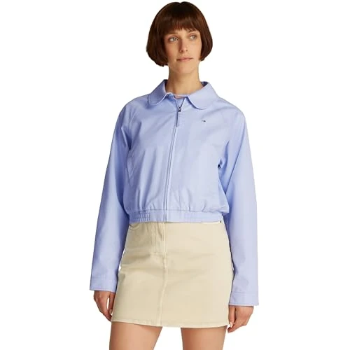 Tommy Jeans Tjw Cotton Jacket Ext, Otras Chaquetas Mujer, Azul (Sweet Blue), XL Grande