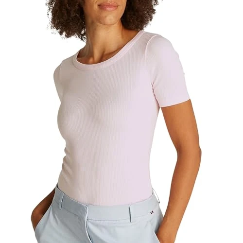 Tijdelijke aanbieding: Tommy Hilfiger Slim 5x2 Rib C-nk Ss Ww0ww37866 dames SLIM 5X2 RIB C-NK SS WW0WW37866 van 35.40 EUR naar 35.40 EUR (korting 0%)