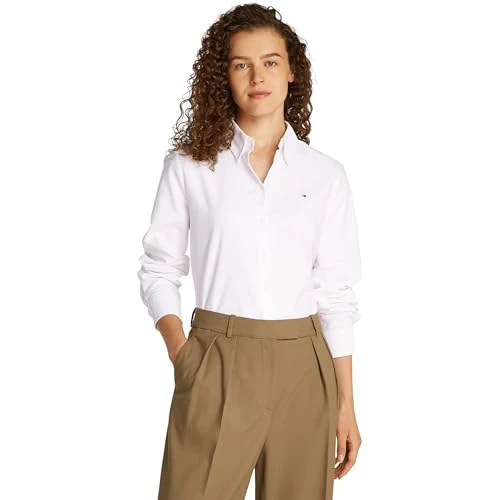 Tijdelijke aanbieding: Tommy Hilfiger Oxford Relaxed Fit Shirt Ww0ww46111 dames OXFORD RELAXED FIT OVERHEMD WW0WW46111 van 49.50 EUR naar 49.50 EUR (korting 0%)