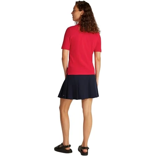 Oferta ograniczona: TOMMY HILFIGER Damska koszulka polo 1985 REG Pique SS WW0WW43224, Czerwony (główny czerwony), XXS z 157.46 EUR na 157.46 EUR (znizka 0%)