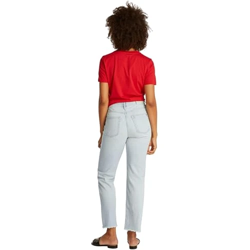 Offerta a tempo: Tommy Hilfiger Donna Jeans Classic Straight Sky Caviglie Scoperte, Bianco (Sky), 26W/28L - 0.00% da 27.11 € a 27.11 €