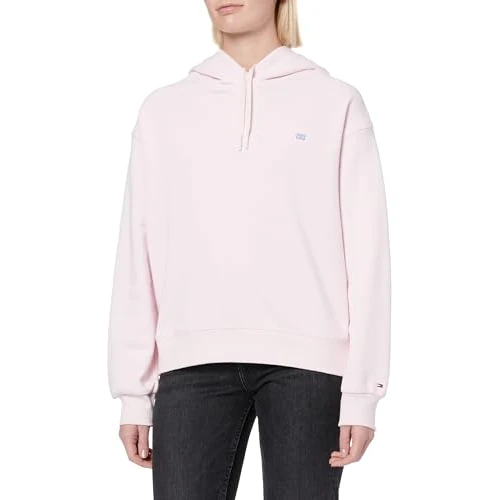 Oferta limitada: Tommy Hilfiger Hoodie Mujer Contrast Flag Regular Fit, Rosa (Light Pink), S de 129.90 EUR a 90.00 EUR (ahorro 31%)