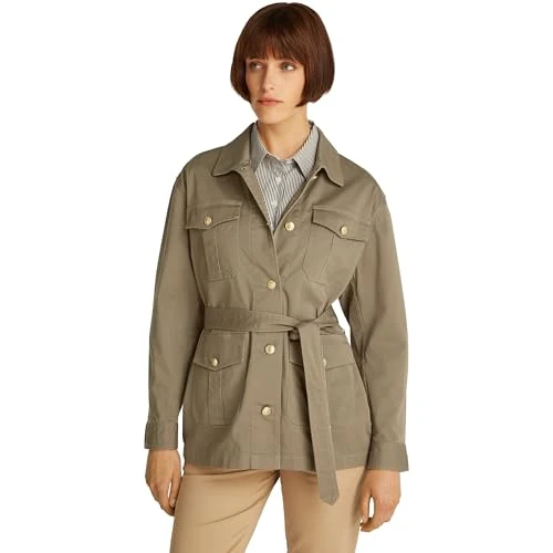 Begrenztes Angebot: Tommy Hilfiger Damen Gold Button Utility Jacket Ww0ww45933 Utility-Jacke mit goldfarbenen Knöpfen, WW0WW45933 von 164.55 EUR auf 164.55 EUR (Rabatt 0%)