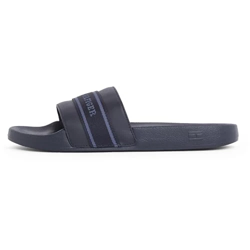 Offerta a tempo: Tommy Hilfiger Donna Scarpe da Mare Poolslide With Webbing Eleganti, Blu (Space Blue), 36 - 32% da 39.90 € a 27.00 €