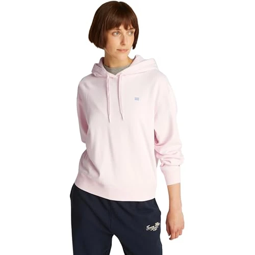 Oferta limitada: Tommy Hilfiger Hoodie Mujer Contrast Flag Regular Fit, Rosa (Light Pink), M de 129.90 EUR a 90.00 EUR (ahorro 31%)