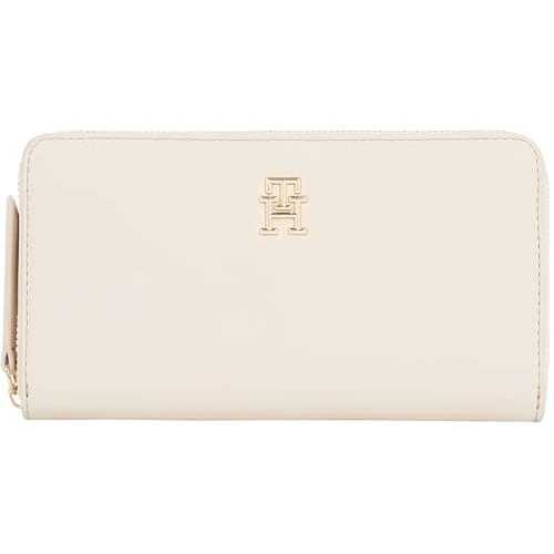 Limitiertes Angebot: Tommy Hilfiger Damen Geldbörse Logotape mit Reißverschluss, Beige (Sugarcane), Einheitsgröße von 69.90 EUR auf 38.74 EUR (Spare 45%)