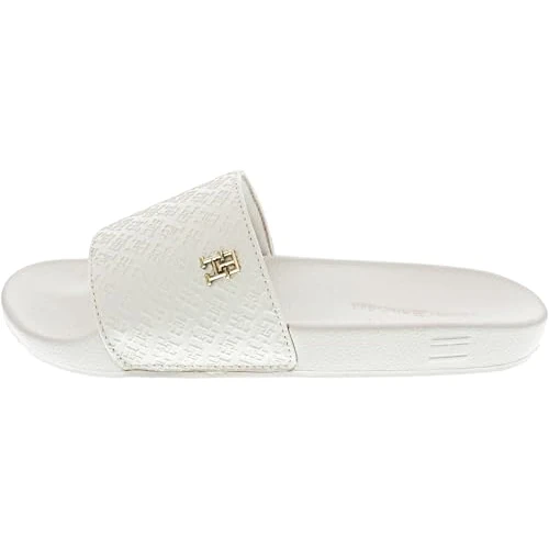 Tijdelijke aanbieding: Tommy Hilfiger dames Th Monogram PoolsideDia's van 45.32 EUR naar 36.71 EUR (korting 19%)