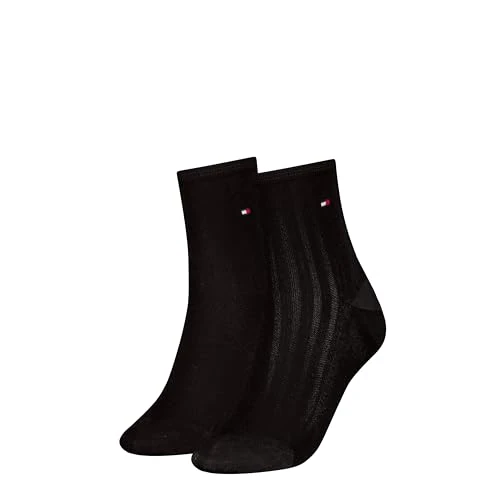 Offerta a tempo: Tommy Hilfiger TH WOMEN SHORT SOCK 2P SHINE - 19% da 13.99 € a 11.38 €