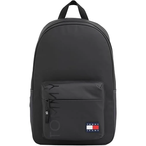 Tommy Jeans Herren Rucksack Daily + Dome Elegant, Schwarz (Black), Einheitsgröße