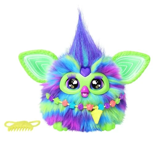 Limitiertes Angebot: Hasbro Furby Galaxy Elektronisches Plüschtier für Kinder und Mädchen ab 6 Jahren, Plüsch mit Lichtern, Geräuschen und 5 Sprachmodi, Spielzeug für Feiertage zum Sammeln Mehrfarbig von 53.00 EUR auf 53.00 EUR (Spare 0%)