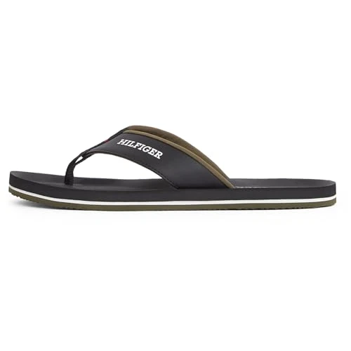 Begrenztes Angebot: Tommy Hilfiger Herren Padded Comfort Hilfiger B Sandal Fm0fm05440 Zehentrenner von 44.76 EUR auf 29.54 EUR (Rabatt 34%)