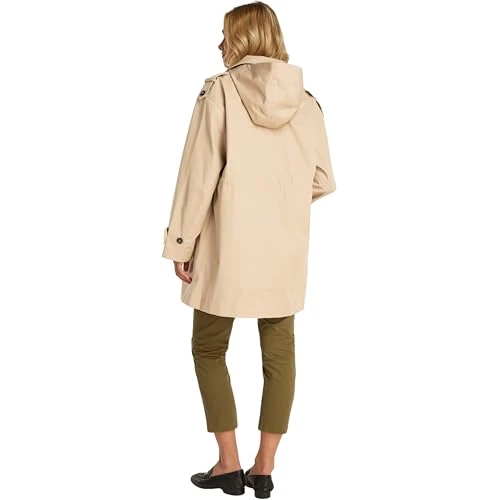 Limited-time offer: Tommy Hilfiger Women’s Cotton Nylon Hooded Trench Coat, Beige (Beige), 18 from 83.76 GBP to 83.76 GBP (save 0%)