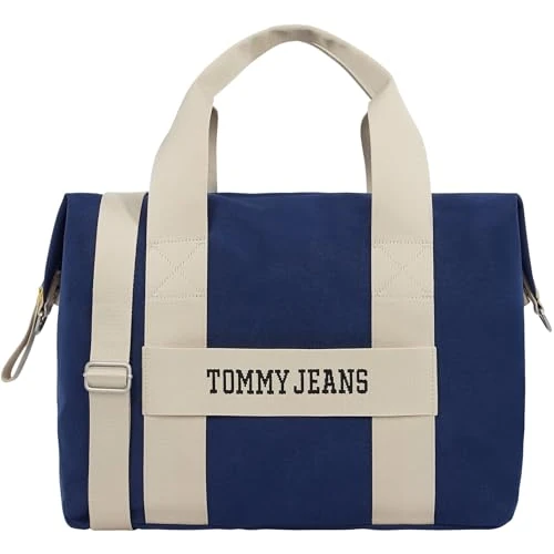 Limited offer: Tommy Jeans Men’s Retro Cool Weekender Duffle Bag, Blue (Velvet Blue), One Size from 48.01 EUR to 48.01 EUR (save 0%)