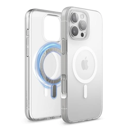 Offerta a tempo: elago Cover Magnetica Trasparente Ibrida Custodia Compatibile con iPhone 16 Pro Max Cover 6.9” - Compatibile con MagSafe, Tecnologia Ibrida PC + TPU, Paraurti Antiurto (Clear) - 20% da 14.99 € a 11.99 €
