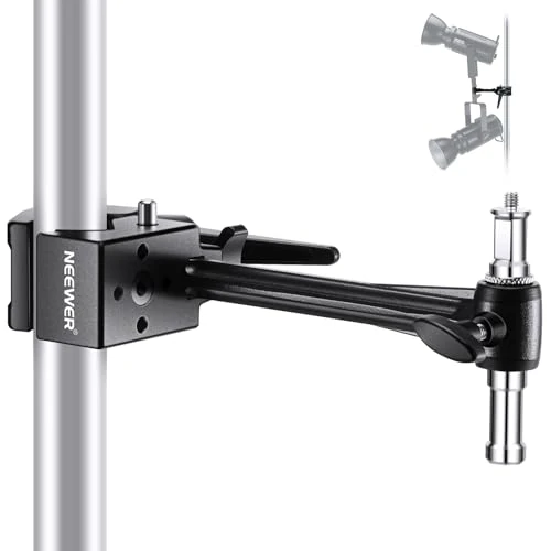 Offre limitée : NEEWER Pince Super avec Bras Extensible 6", Goujon 5/8", Mâchoire 2,4" | Pince Crabe pour Tube Rond Surface Plate,Montage Éclairage Caméra Studio Photographie,Charge Max 15kg de 68.49 € à 56.50 € (18% de remise)
