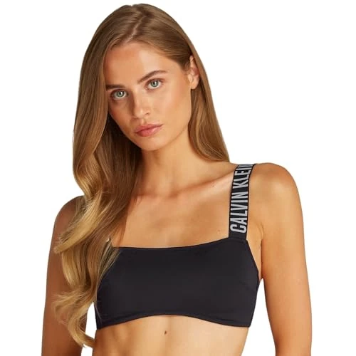 Offerta a tempo: Calvin Klein Donna Top Bikini a Fascia Imbottitura Estraibile — 29% da 49,90 € a 35,19 €