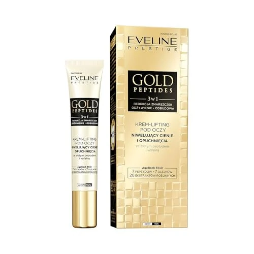 Offerta a tempo: Eveline Cosmetics Peptidi d'Oro Crema Lifting per Occhi con Oro Colloidale e Ceramidi per Riduzione Rughe e Luminosità - 39% da 7.70 € a 4.70 €