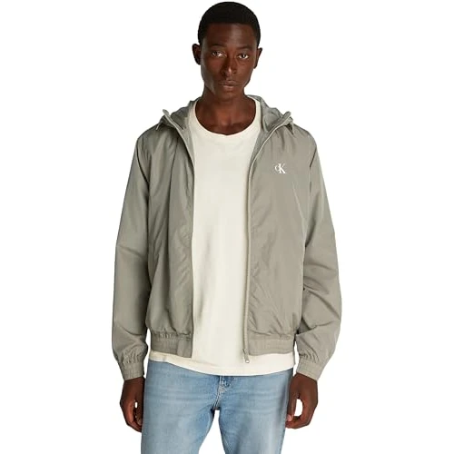 Oferta ograniczona: Calvin Klein Męska kurtka wiatrówka, Szary (dąb laurowy), S z 347.68 PLN na 347.68 PLN (zniżka 0%)