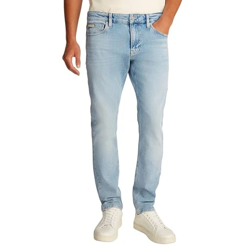 Oferta limitada: Calvin Klein Vaqueros Hombre Slim elásticos, Azul (Denim Light), 32W/34L de 99.90 EUR a 49.00 EUR (ahorro 51%)