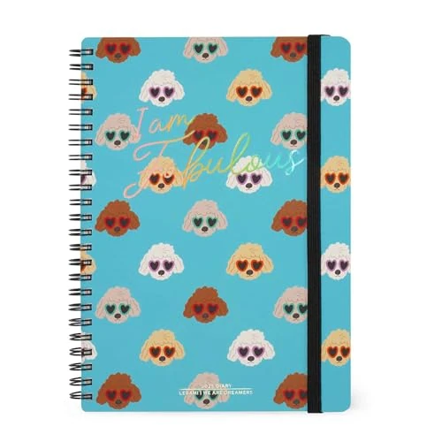 Legami - Spiral Bound Weekly Planner, Large, 12 Months, Diary from January 2025 to December 2025, Foldable Planner 2025/2026, Elastic Closure, Last Pocket, Address Book, 15 x 21 cm, Sky