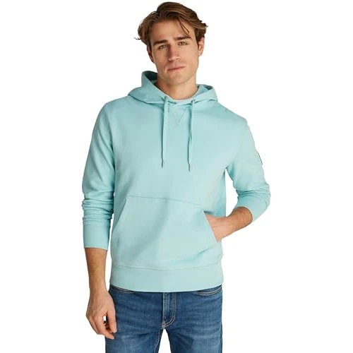 Calvin Klein Trui Hoodie voor heren, Groen (verse munt), M