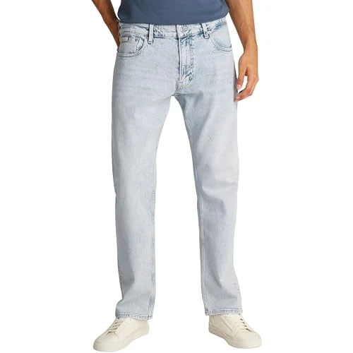 Calvin Klein Slim Straight J30J327143, Denim (Denim Light), 28W / 34L Homme