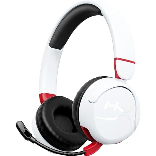 Oferta limitada: HyperX Cloud Mini Wireless - Auriculares gaming inalámbricos para niños, límite volumen 85dB, para PC/Switch/PS/Chromebook/Xbox/Móvil, Blanco de 37.74 € a 37.74 € (ahorro 0.00%)